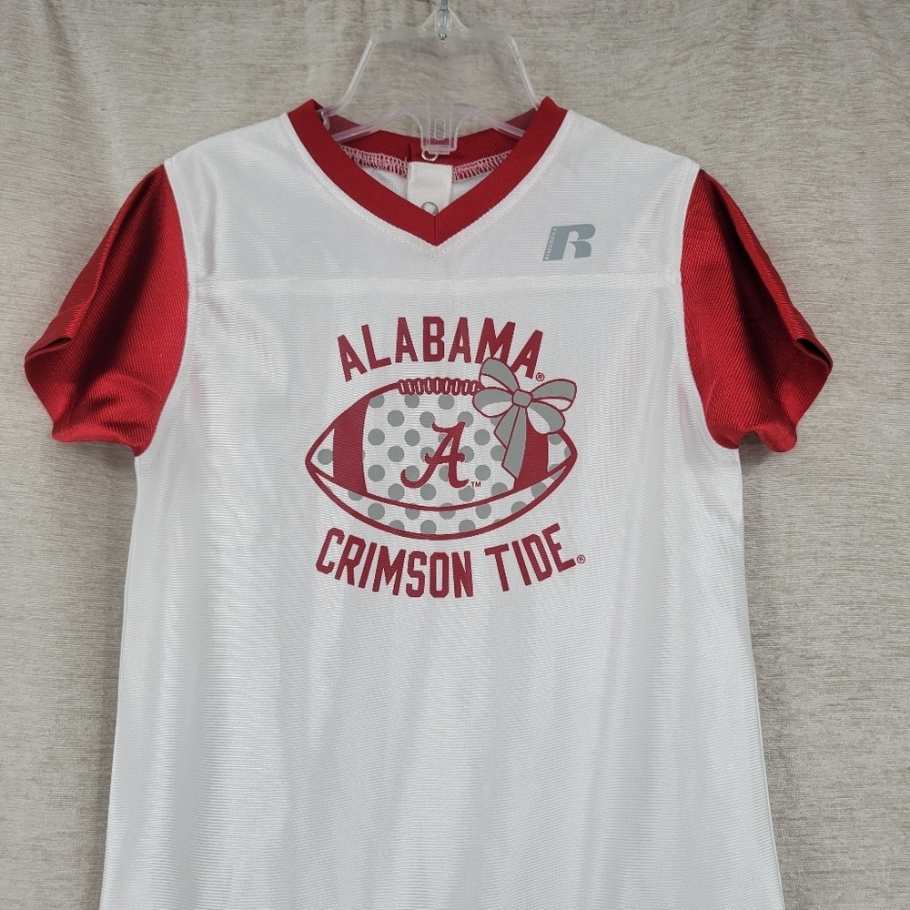 RUSSELL Athletic Girls 24mo Alabama Crimson Tide Jersey Bodysuit - Picture 2 of 7